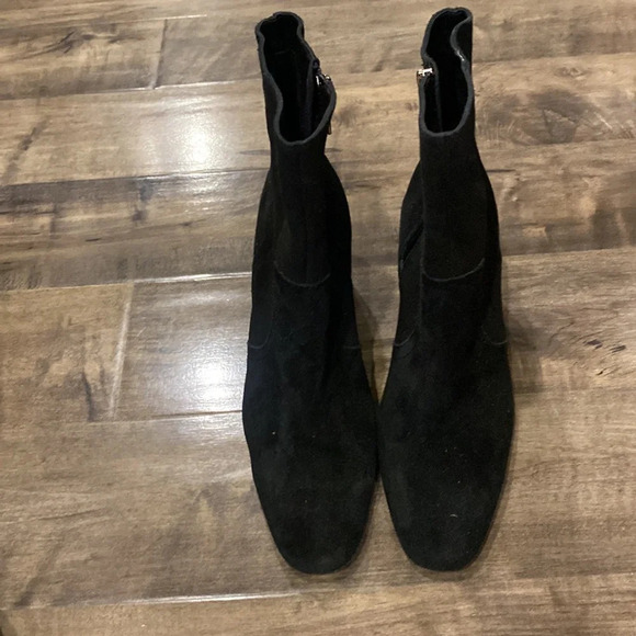 NEW BLONDO salome ankle boot in black suede size 10 M - Picture 5 of 10
